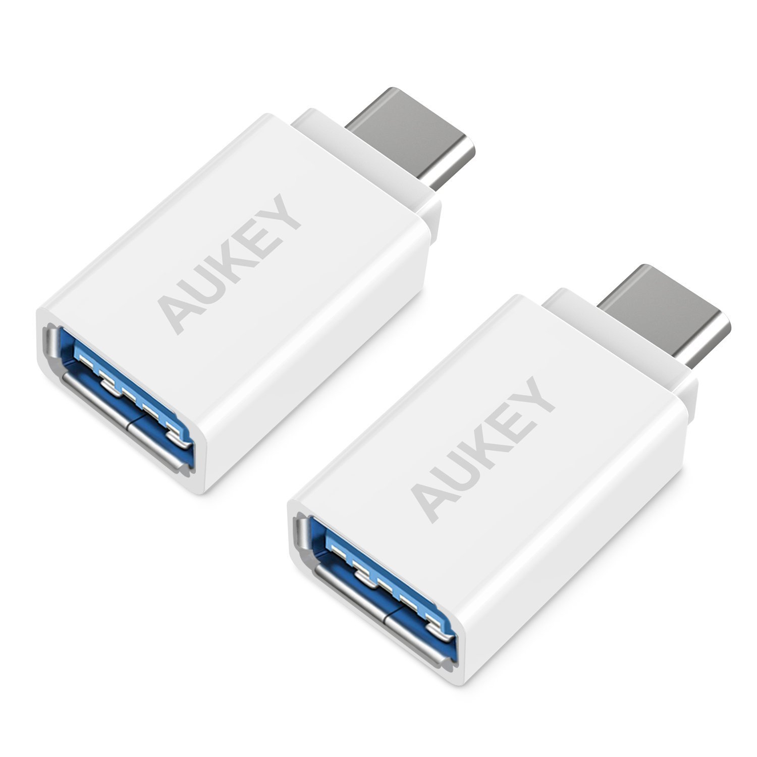 【非公開クーポン】 AUKEY USB C to USB 3.0 変換アダプタ Type c 2点セット