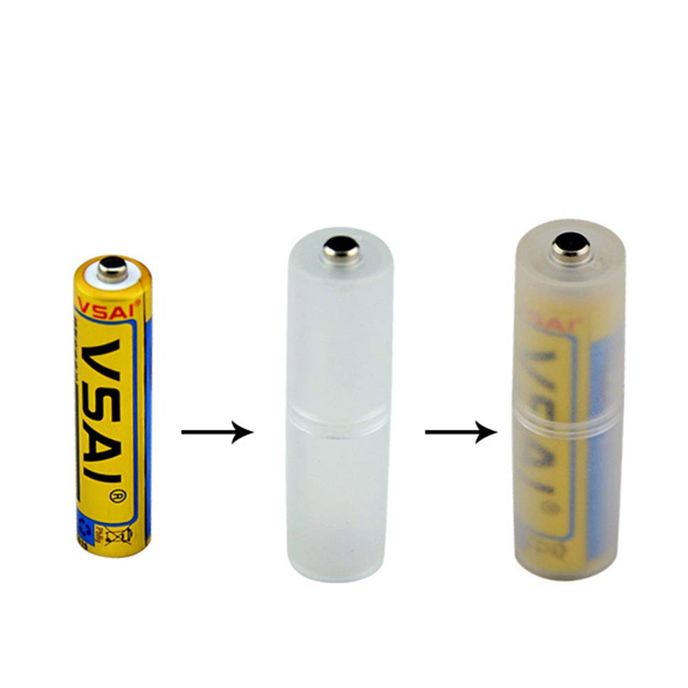 単4形→単3形変換アダプター 10本セット