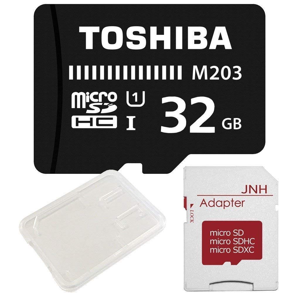 東芝 超高速UHS-I microSDHC 32GB + SDアダプター + クリアケース バルク品