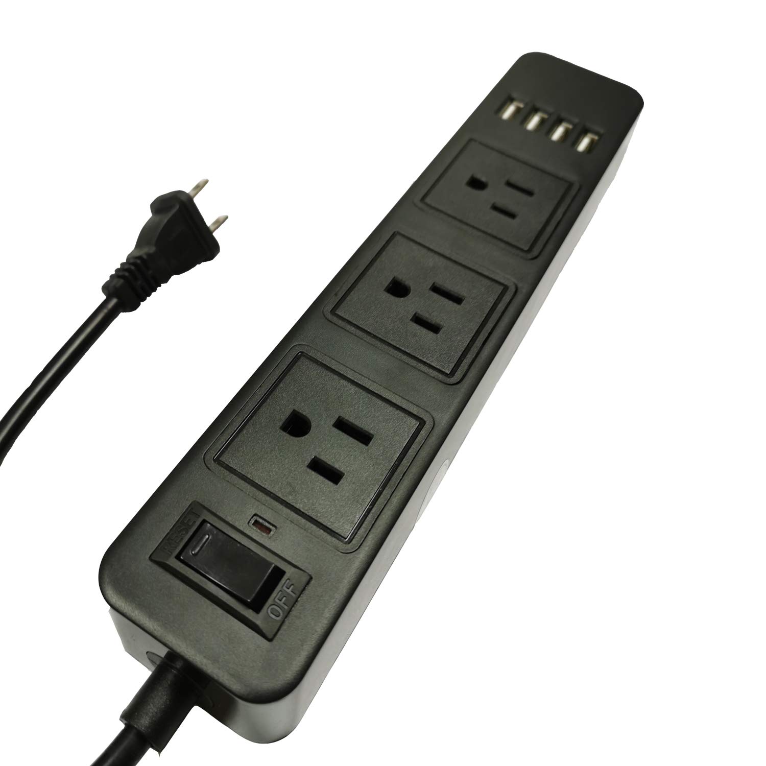 【非公開クーポン】 3個AC差込口 4USBポート テーブルタップ 【送料無料】