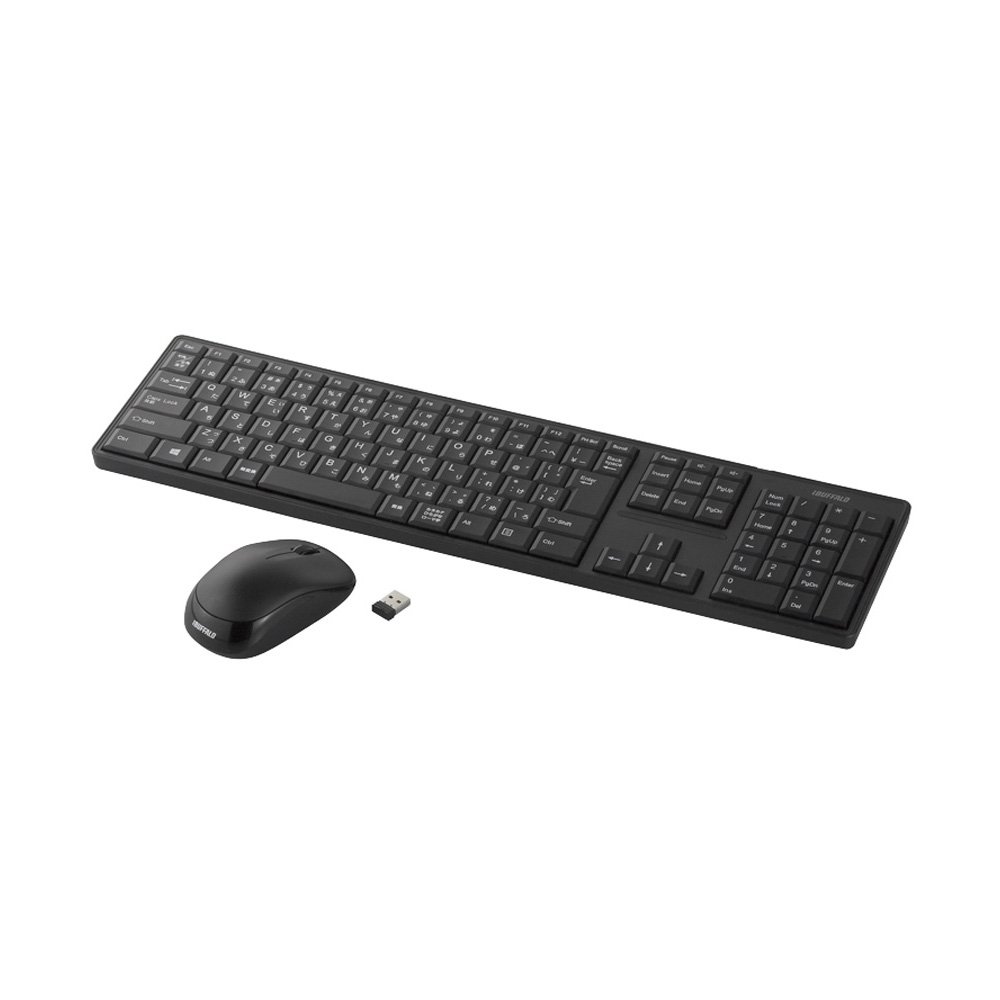 iBUFFALO 無線(2.4GHz)キーボード&マウスセット