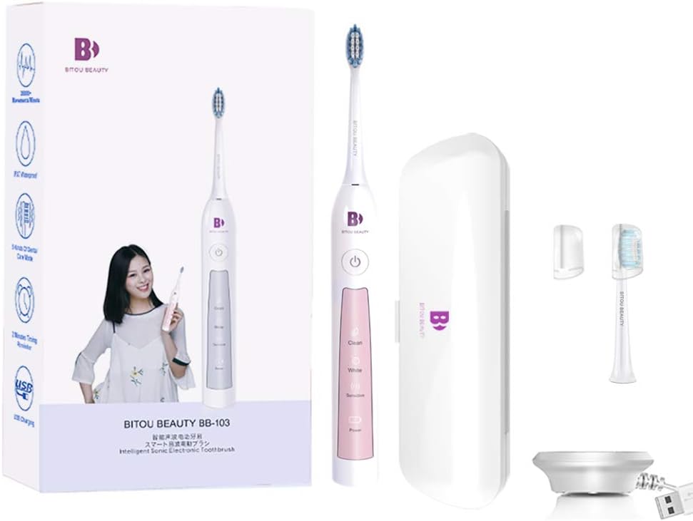 【非公開クーポン】 BITOU BEAUTY 電動 超音波歯ブラシ 【送料無料】