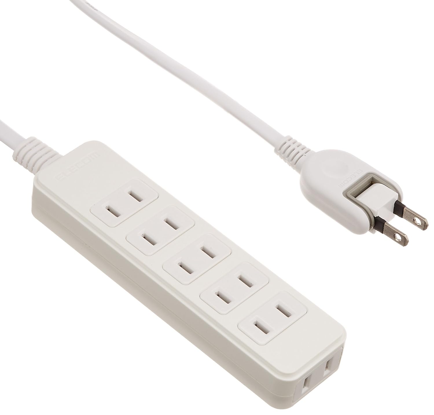 エレコム 電源タップ 配線しやすい180°スイングプラグ 6個口