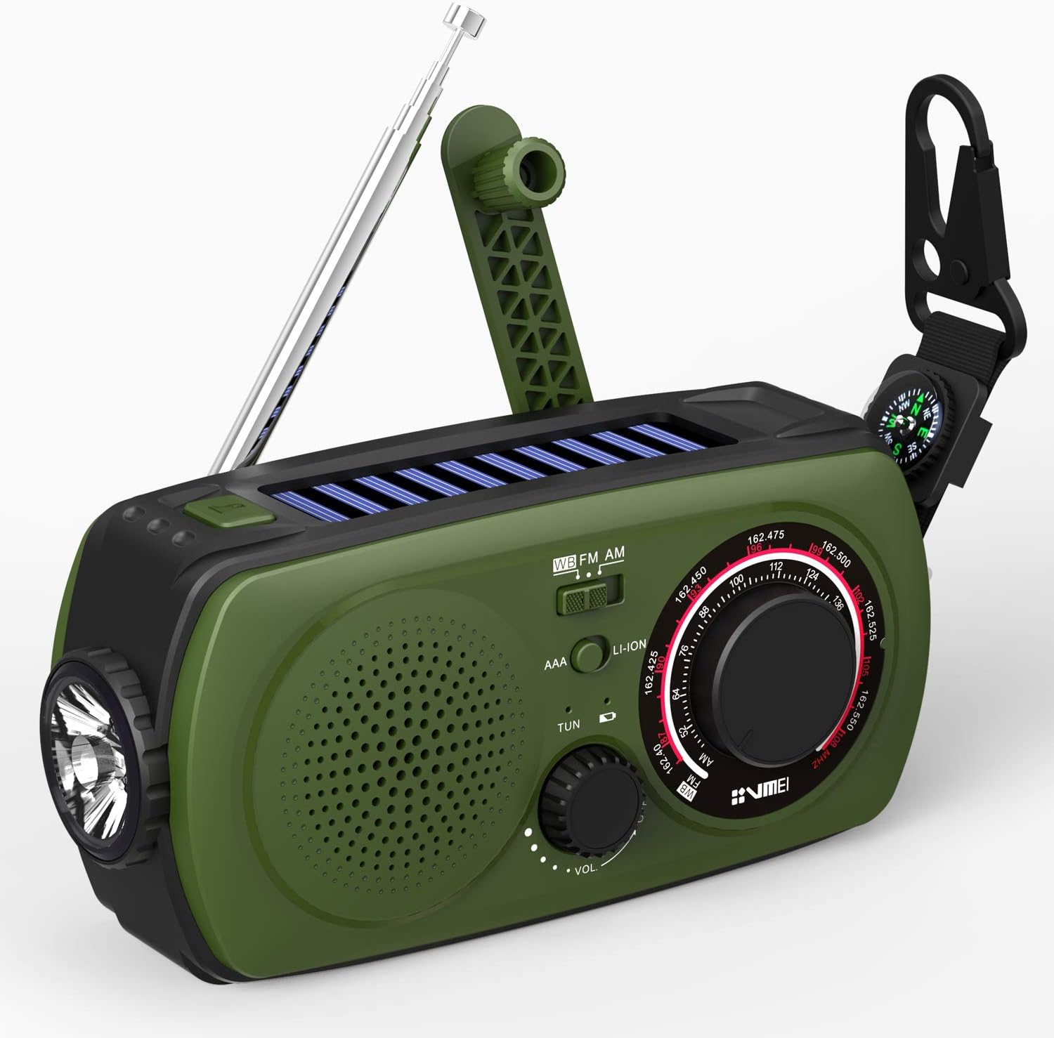 【非公開クーポン】 防災緊急 手動、USB充電 ライト ラジオ 【送料無料】