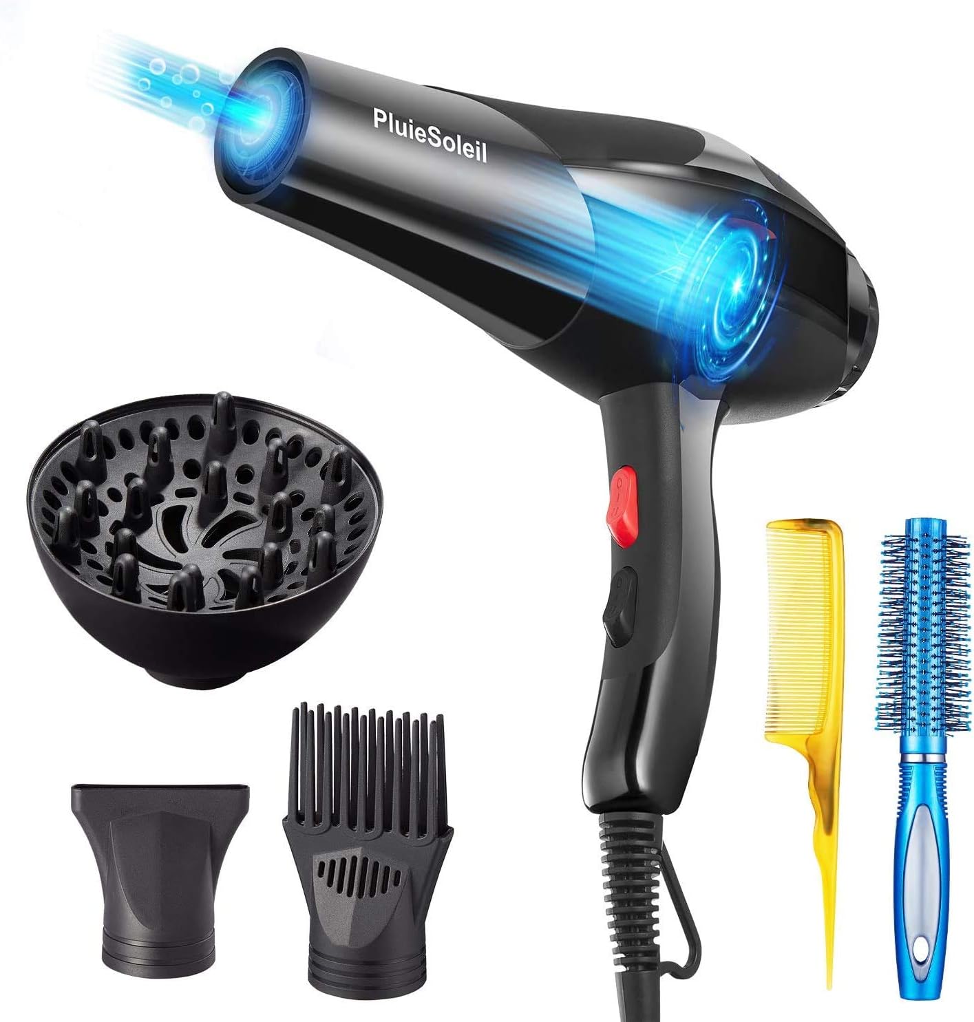 PluieSoleil 1500W大風量 マイナスイオン ヘアドライヤー