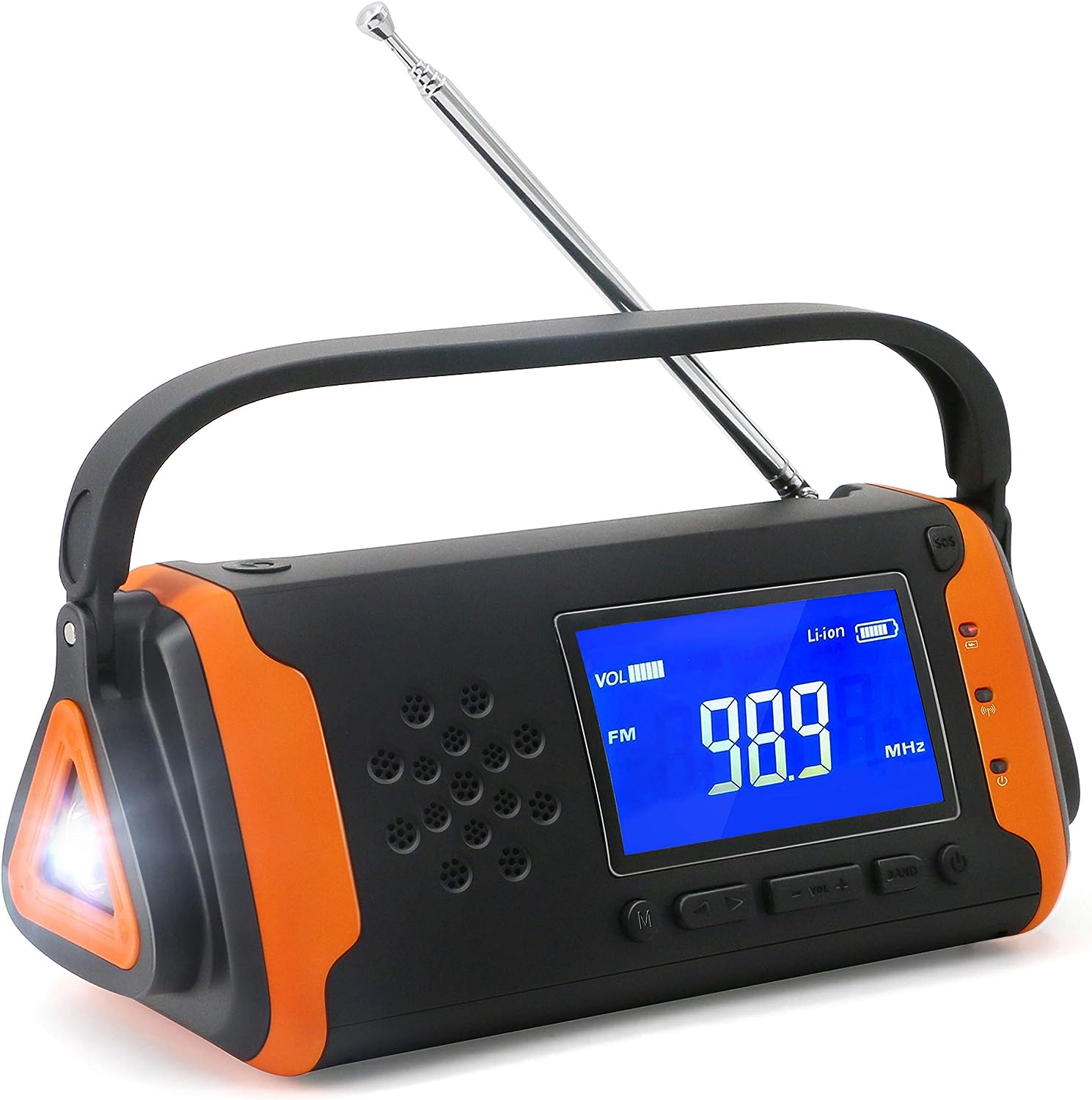 【非公開クーポン】 RunningSnail ソーラー手回し充電式 防災ラジオライト 【送料無料】