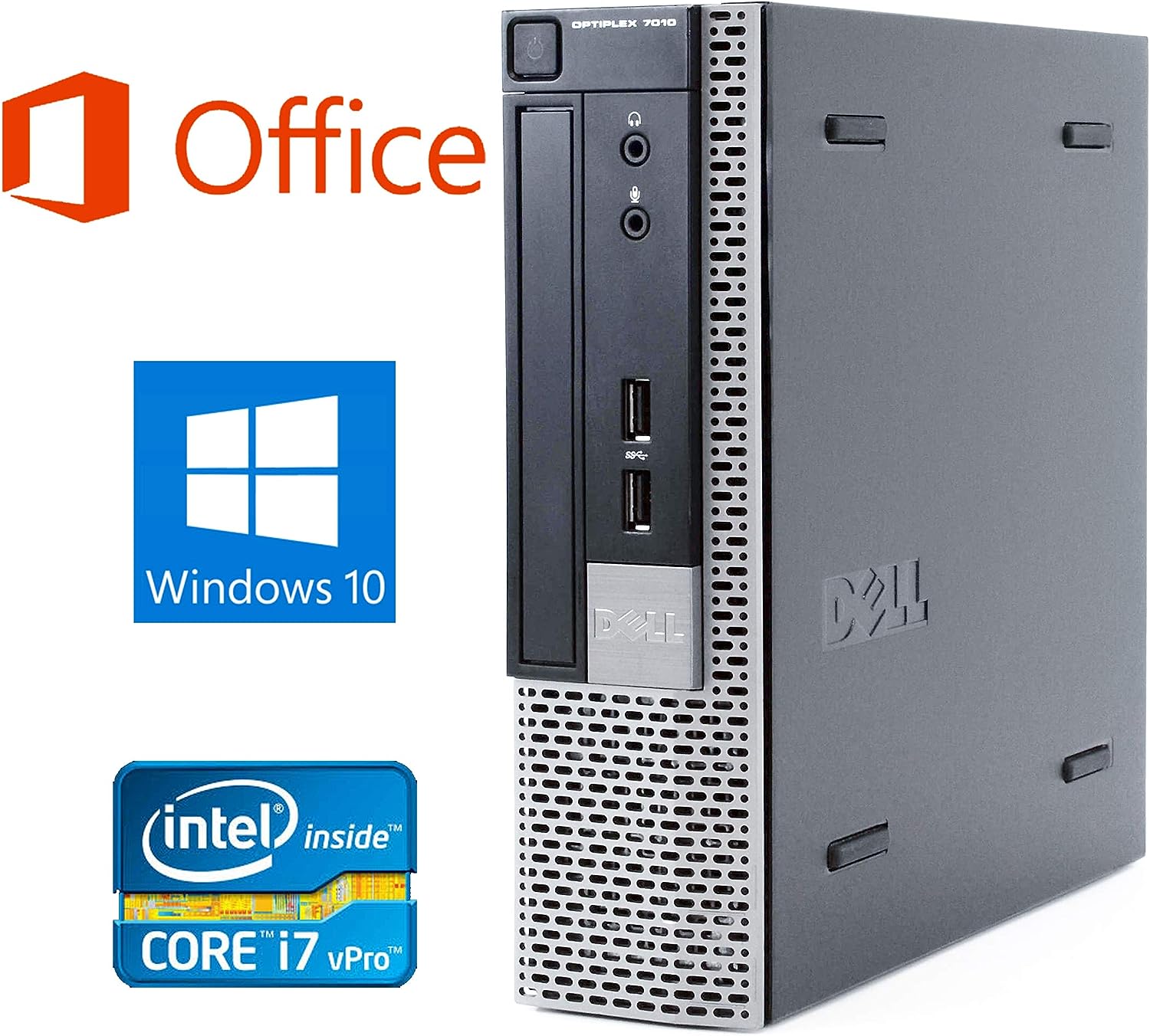 【Amazon整備済み品】 DELL 7010/MS Office 2019 Win 10 Core i5 128GB SSD  【送料無料】