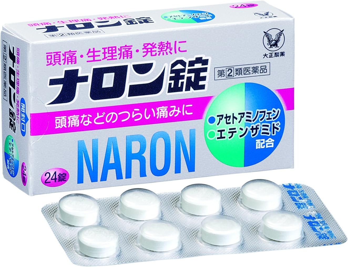 【51％OFF】【471円】 指定第2類医薬品 解熱鎮痛薬 ナロン錠 24錠