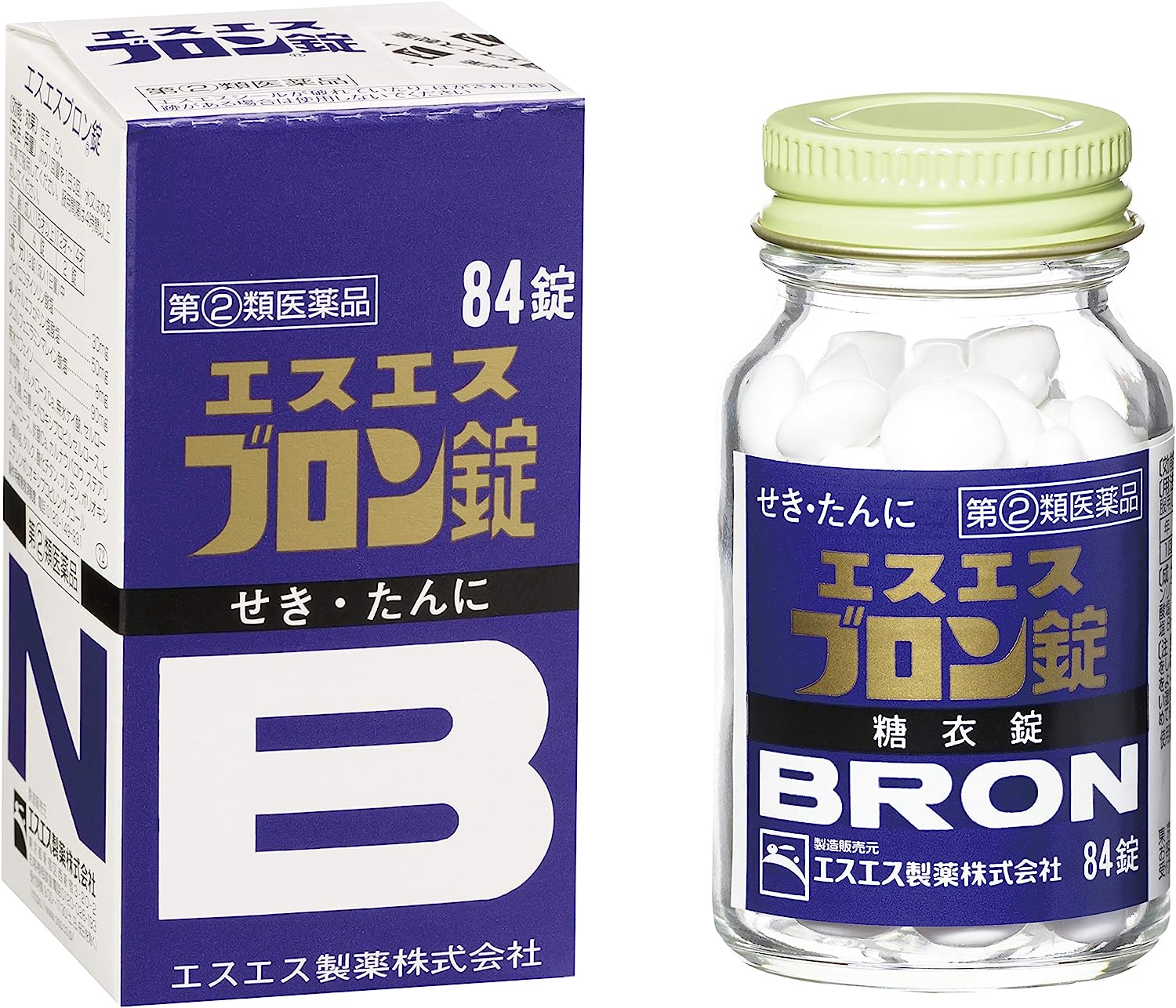 【58％OFF】【700円】 指定第2類医薬品 せき・たんに良く効く エスエスブロン錠 84錠