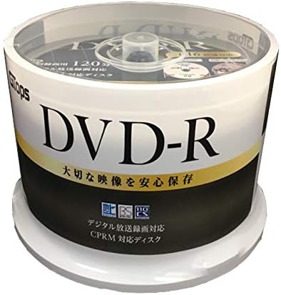 【タイムセール】【775円】 G-TOPS DVD-R CPRM 16倍速 120分 デジタル放送対応  ワイドホワイトプリンタブル 50枚