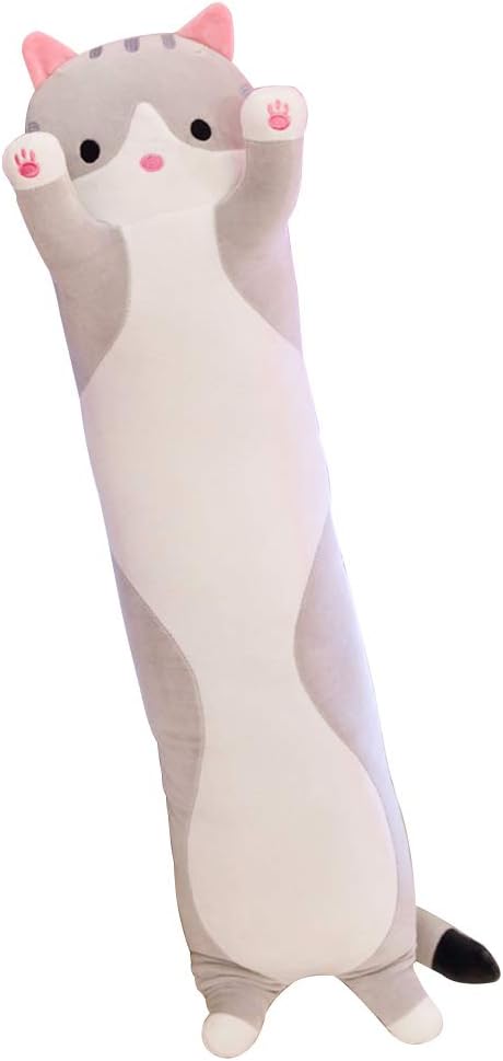 【値下げ】【クーポン割引】【959円】 Lechin 猫型 抱きまくら 90cm