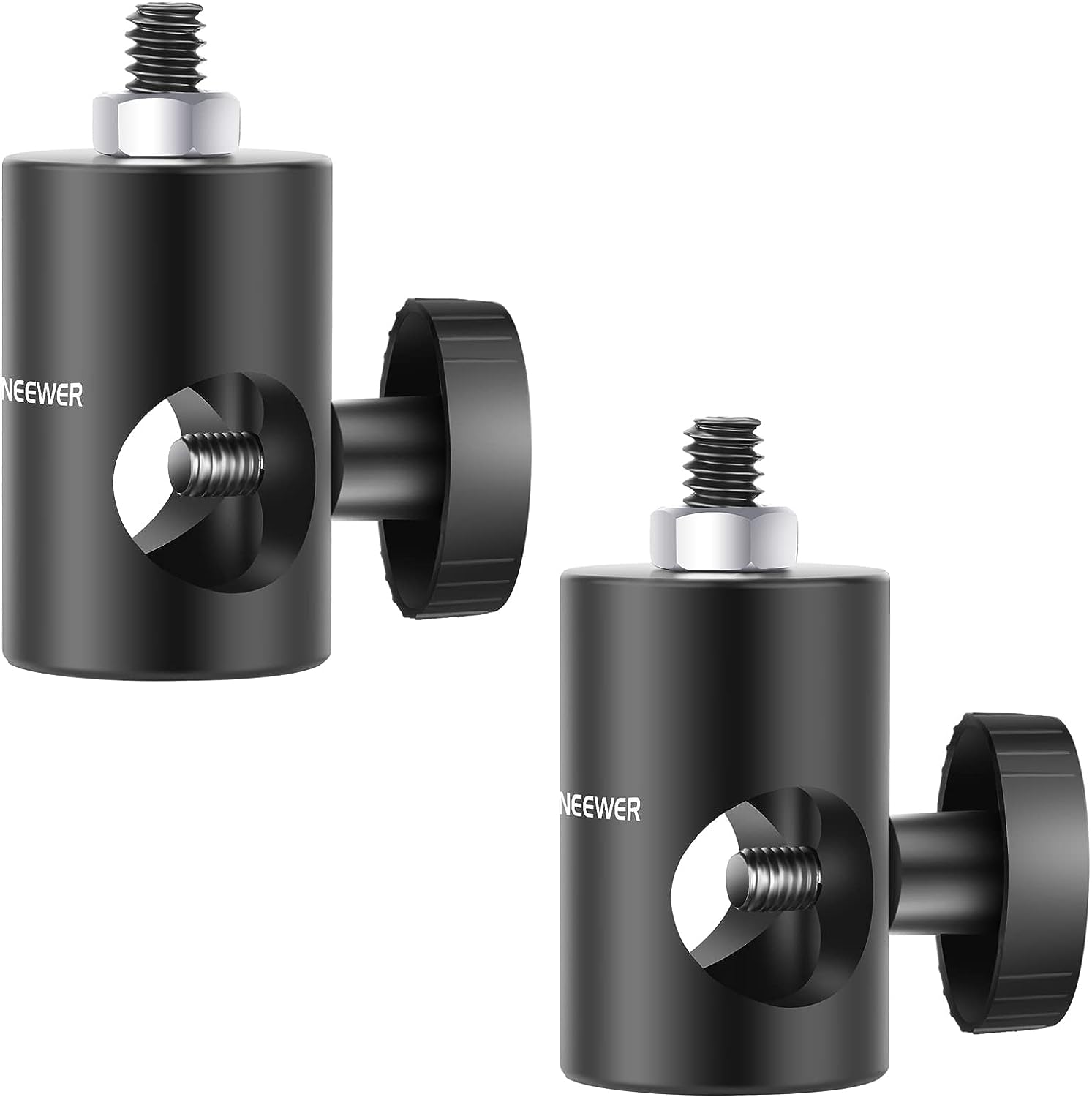 【非公開クーポン】【50%OFF】【749円】 NEEWER 1/4" 多機能ライトスタンド用変換アダプター 2セット