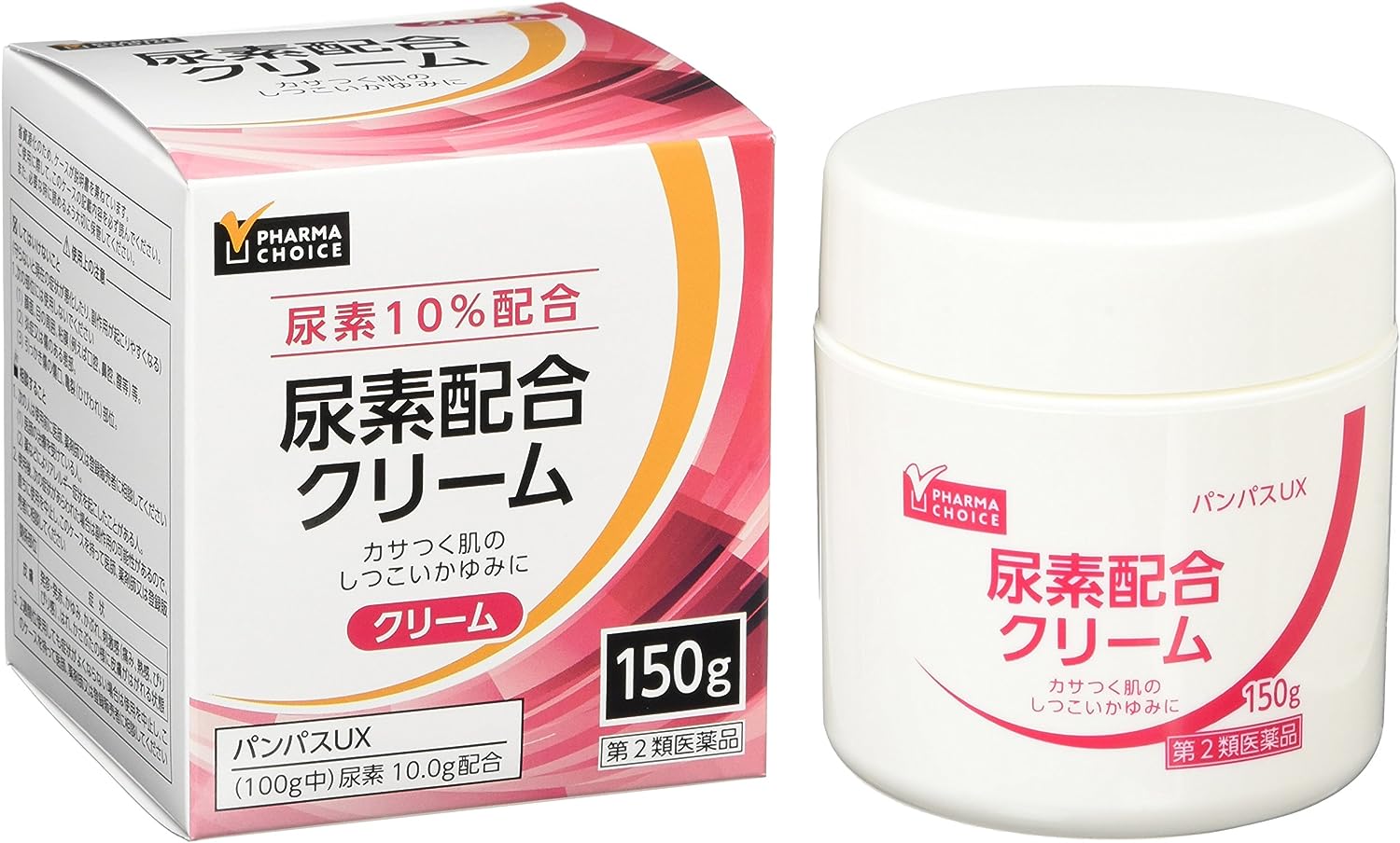 【Amazonブラックフライデー特価】【663円】 PHARMA CHOICE 第2類医薬品 尿素配合クリーム パンパスUX 150g