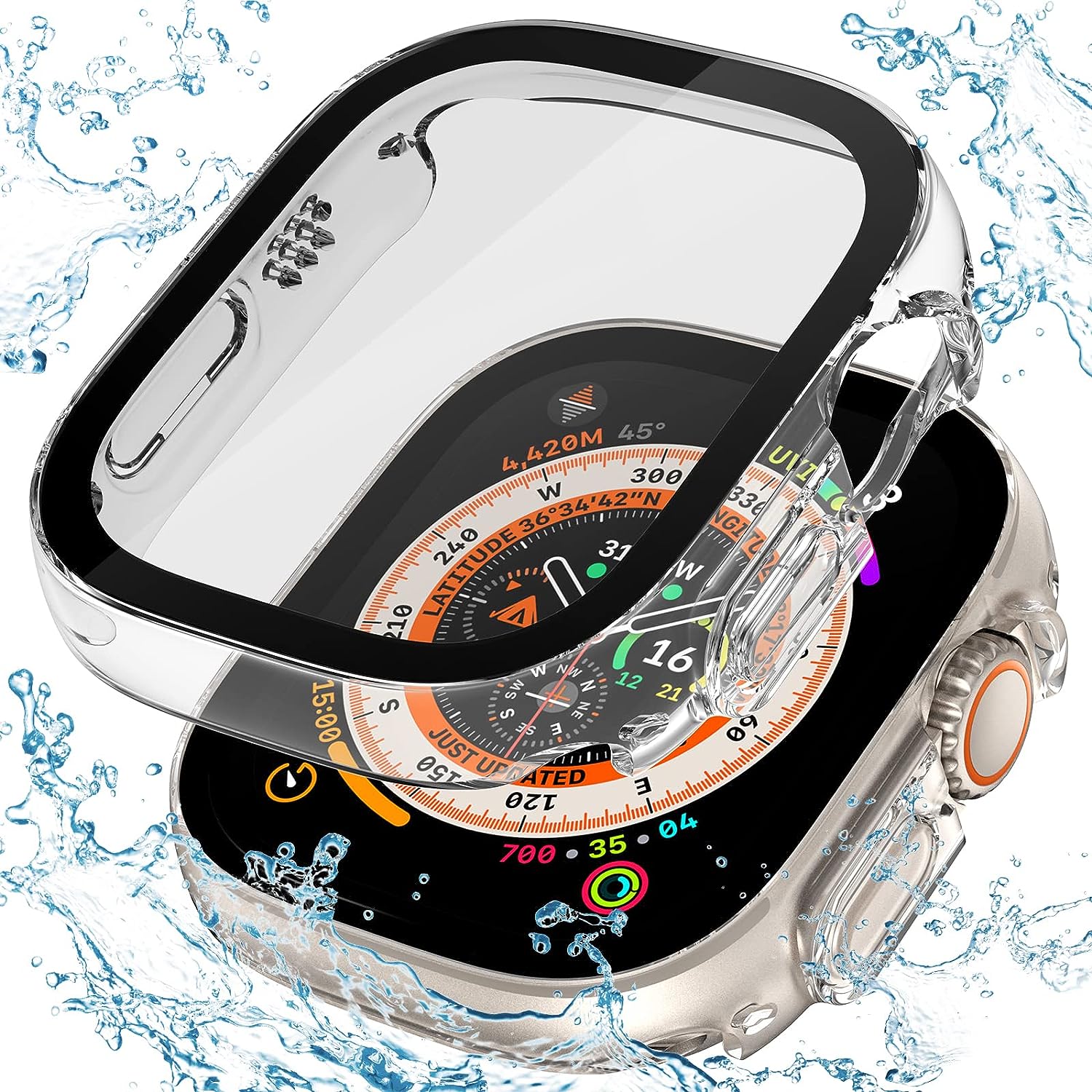【半額クーポン】【549円】 amBand コンパチブル Apple Watch 防水ケース