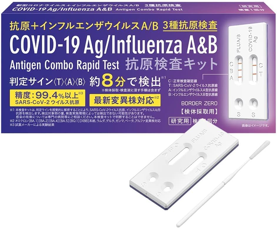 【48%OFF】【99円】 musebisser 新型コロナウイルス&インフルエンザA/B 抗原検査キット 【送料無料】