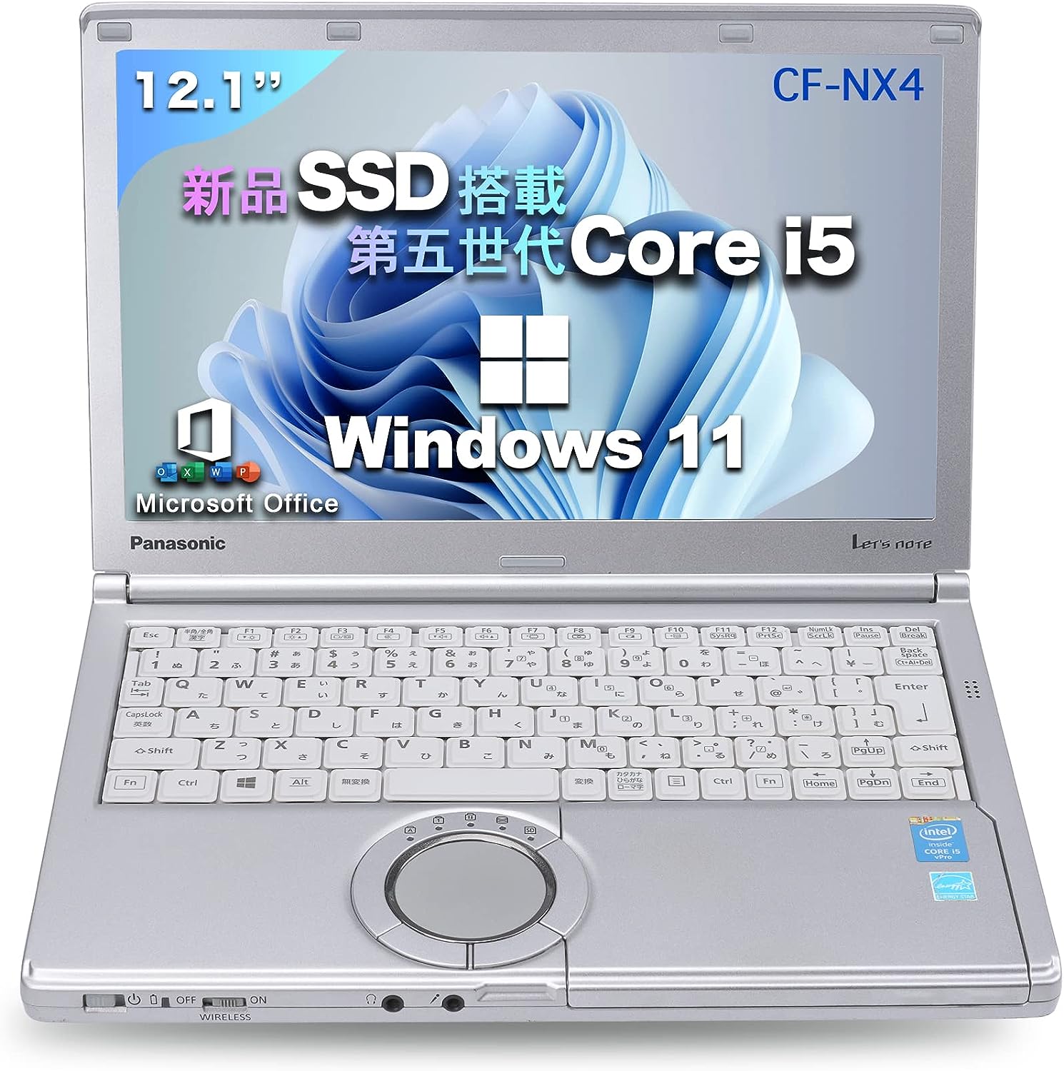【50%OFF】【16,950円】 Amazon Renewed 整備済み品 第5世代Core i5 2.2GHz メモリー8GB SSD:512GB 12.1インチ Microsoft Office 2019搭載 ノートパソコン 【送料無料】