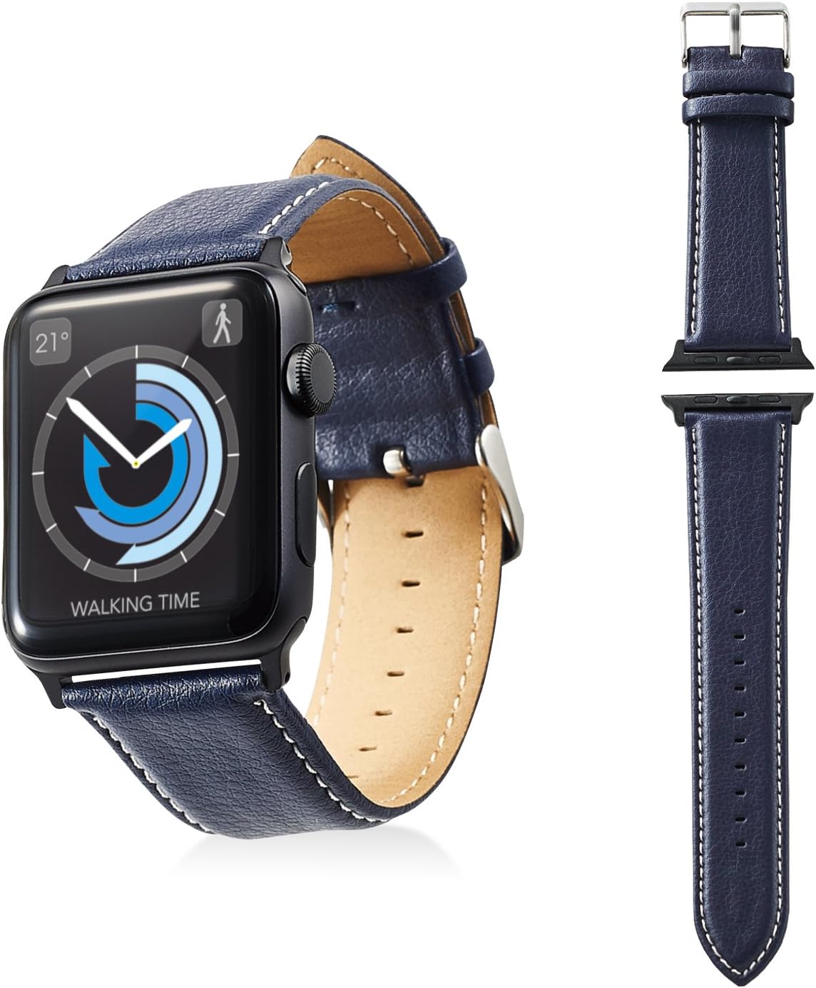 【96%OFF】【169円】 エレコム 42mm Apple Watch ソフトレザーバンド 【送料無料】