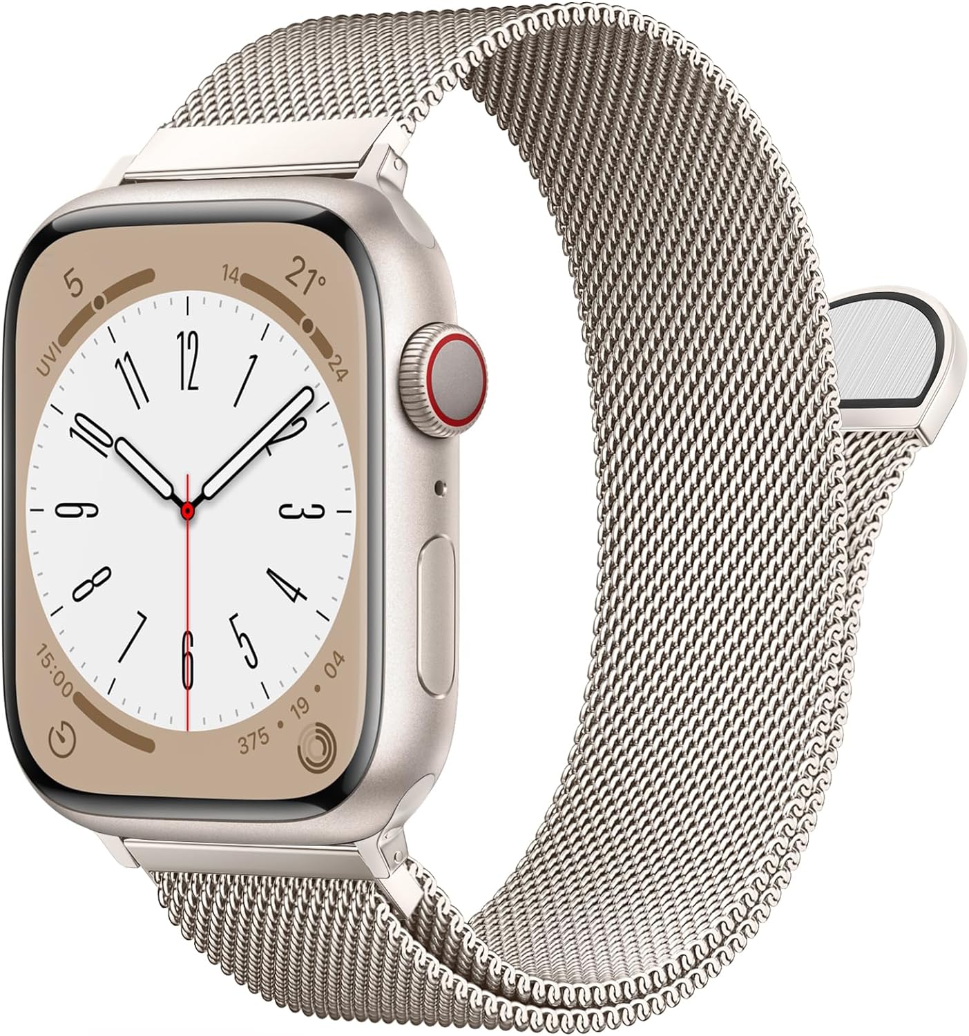 【70%OFF】【383円】 OULUOQI コンパチブル マグネット式 無段階調整 Apple Watch バンド