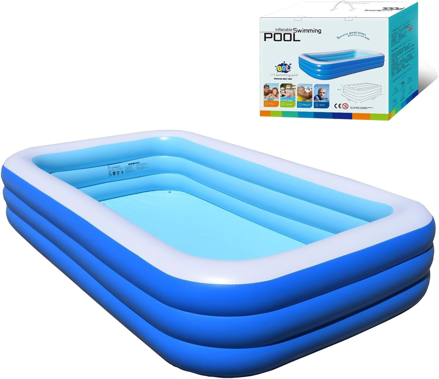 【60%OFF】【1,792円】 Beikemall 大型 折り畳み式 ファミリープール 【送料無料】