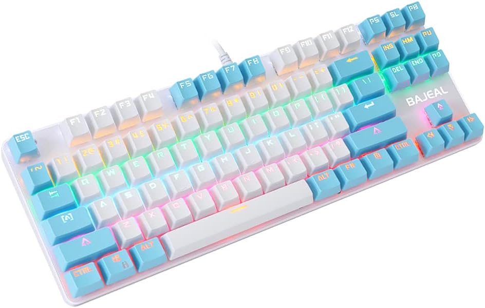 【22%OFF+20%OFF】【2,511円】 Skyeen 87キーワイヤード メカニカルキーボード