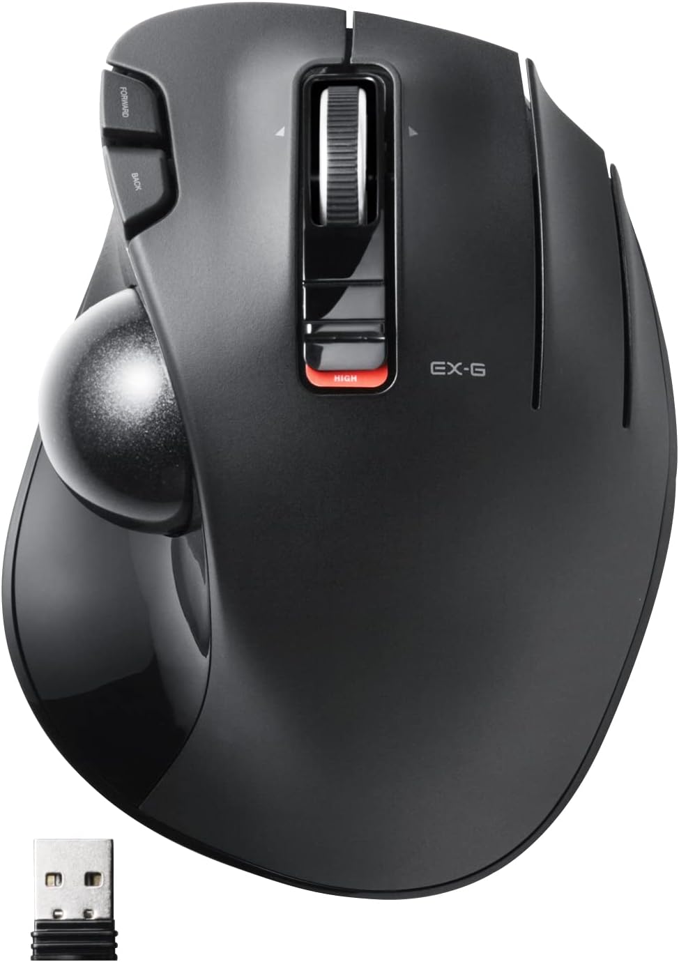 【51%OFF】【3,140円】 エレコム ワイヤレス トラックボール 6ボタン マウス M-XT3DRBK