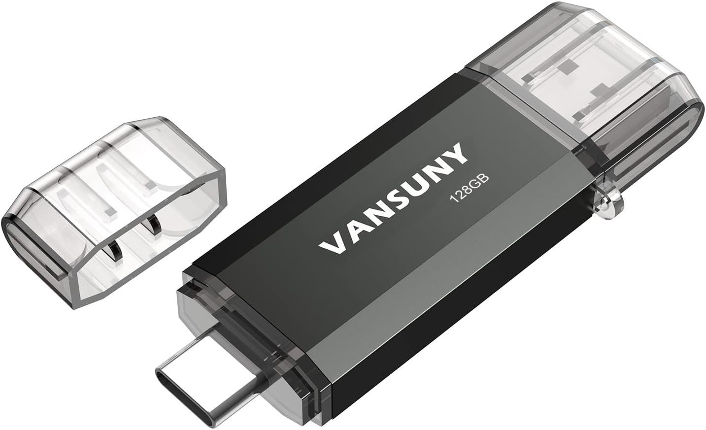 【タイムセール】【1,424円】 Vansuny USB3.0+USB-C 2in1 デュアルUSBメモリ 128GB