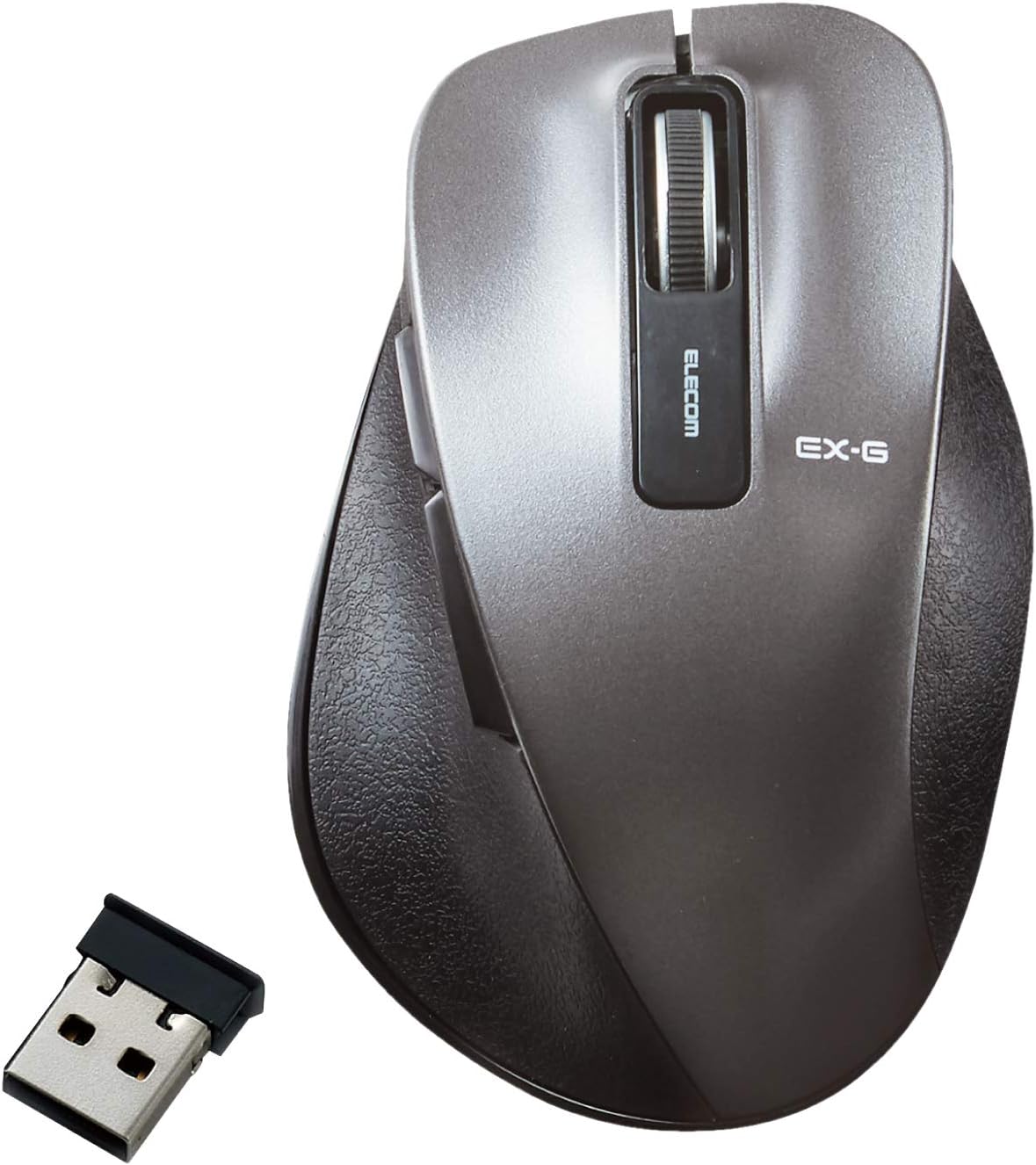 【45%OFF】【1,250円】 エレコム ワイヤレスマウス 握りの極み 5ボタン Mサイズ EX-G