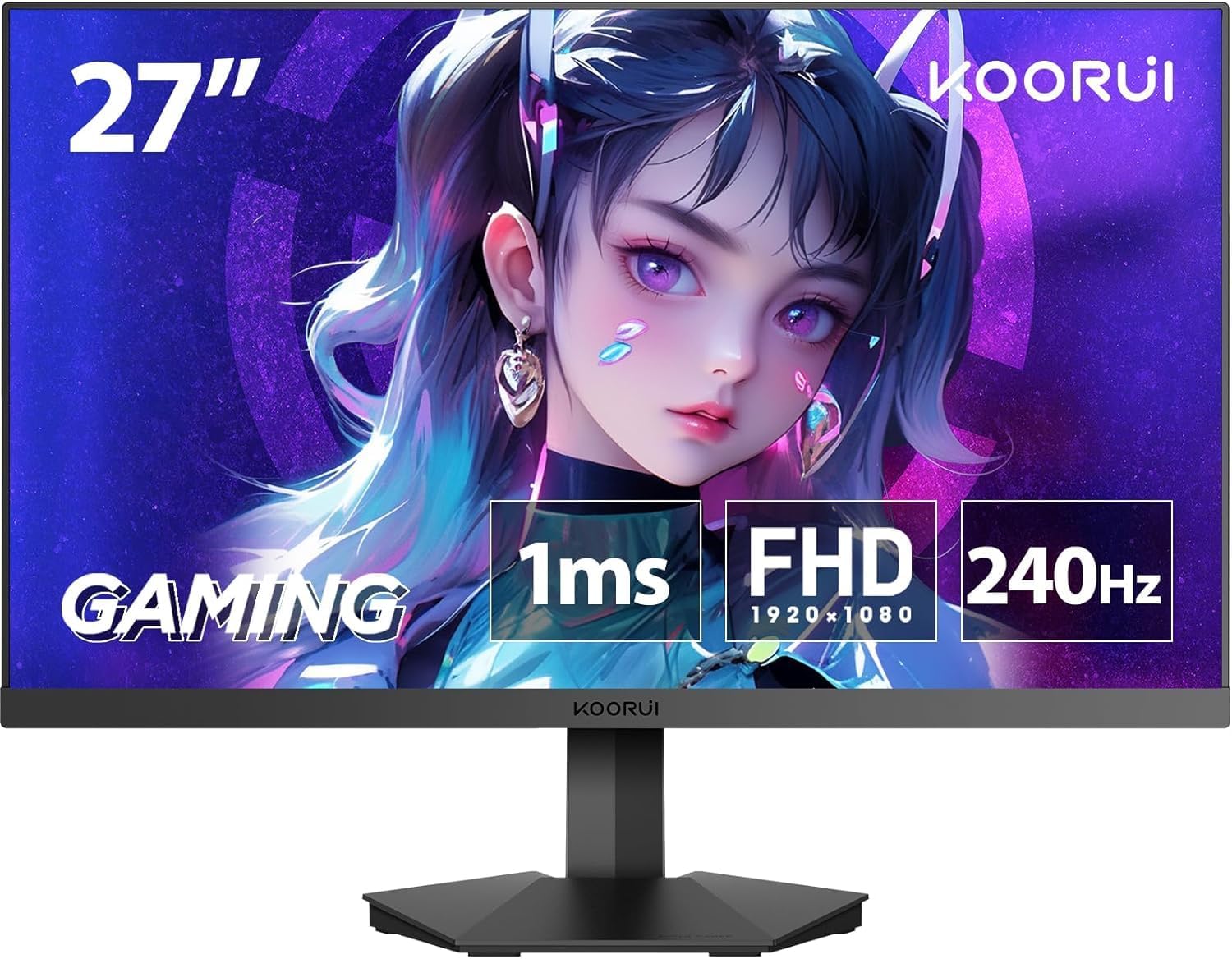 【22,478円】 KOORUI 27インチ フルHD VAパネル 240Hz 【送料無料】