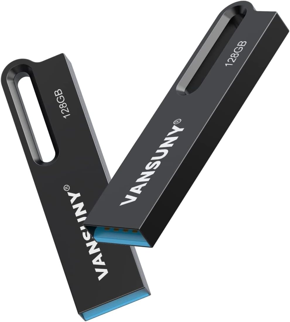 【50%OFF】【1,999円】 Vansuny USB3.0 金属ボディ USBメモリ 128GB 2個セット 【送料無料】