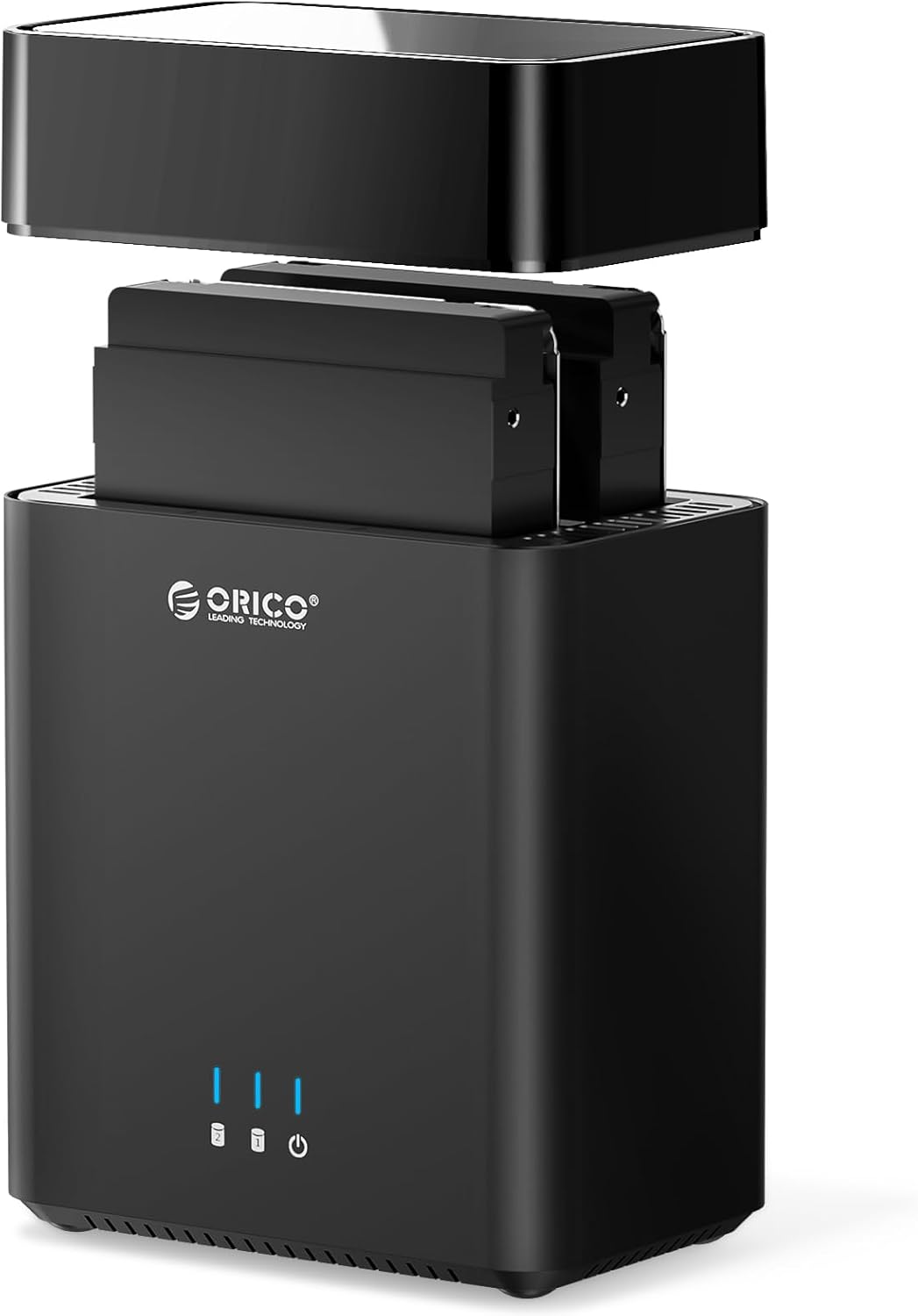 【クーポン割引】【4,899円】 ORICO USB3.0 磁気吸着 18TB×2台対応 SATA3.0 HDDケース 【送料無料】