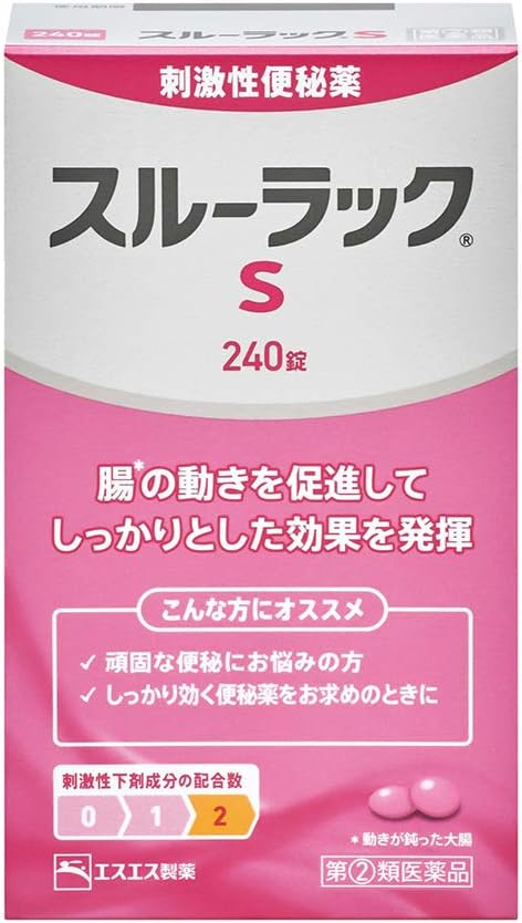 【本日最終日】【40%OFF】【2,176円】 エスエス製薬 指定第2類医薬品 スルーラックS 240錠