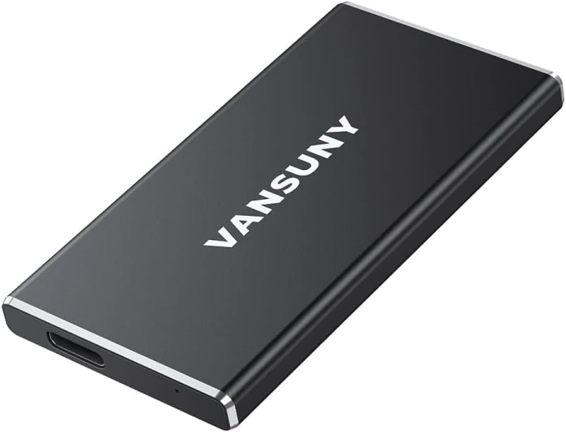 【タイムセール】【3,343円】 Vansuny USB3.1 Gen2 超高速 超薄型 外付けSSD 250GB 【送料無料】