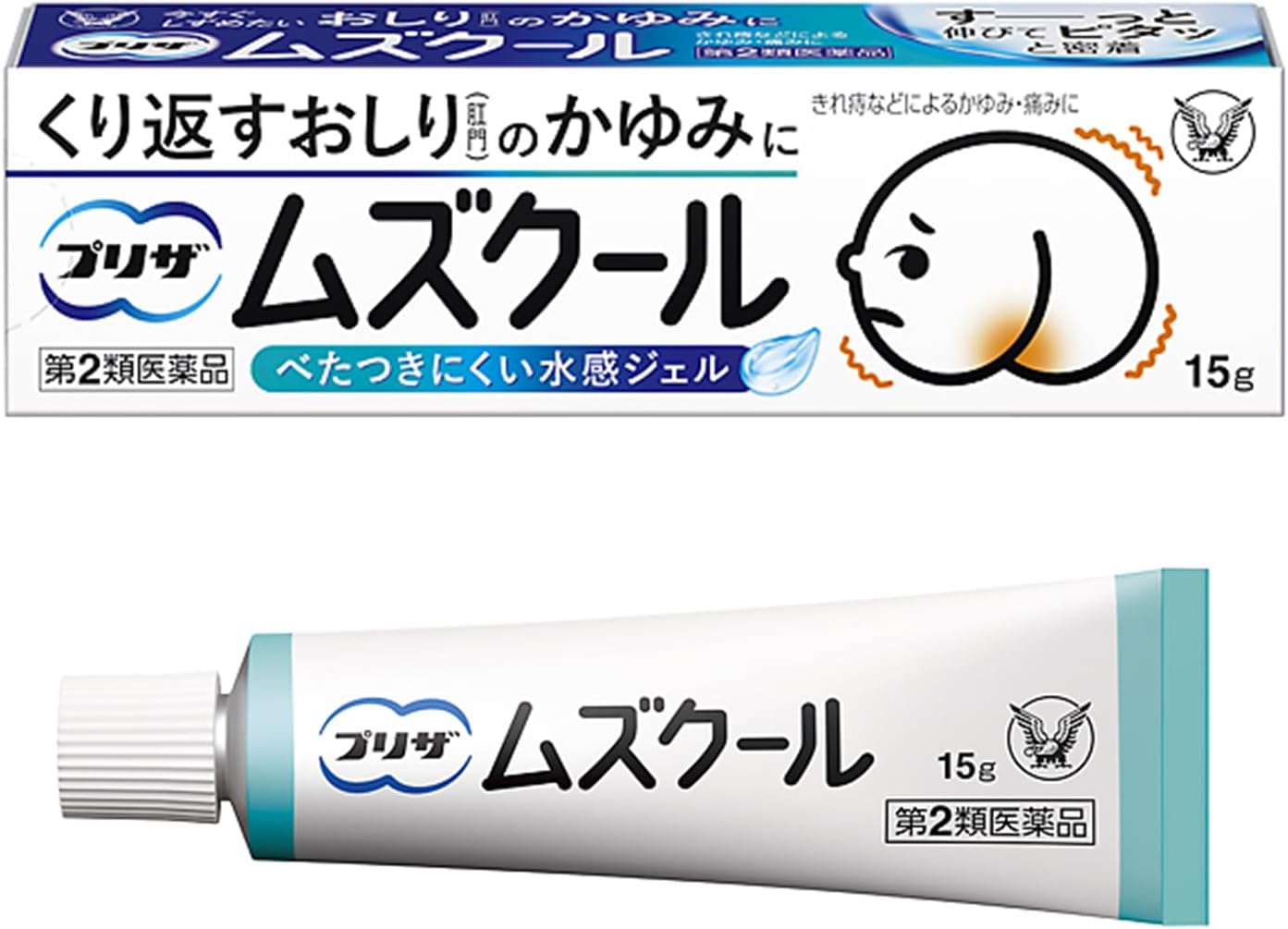 【46%OFF】【526円】 大正製薬 第2類医薬品 くり返すおしりのかゆみに プリザ ムズクール 15g