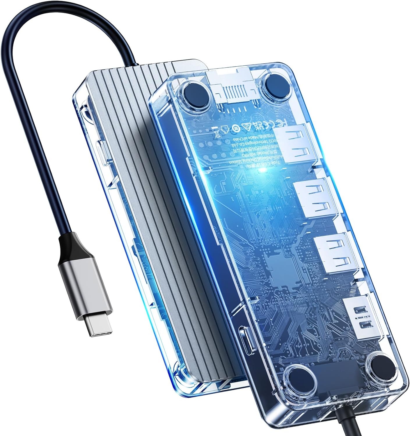 【55%OFF】【1,124円】 ORICO 6in1 PD充電100W出力 5Gbps 4K HDMI USB C ドッキングステーション