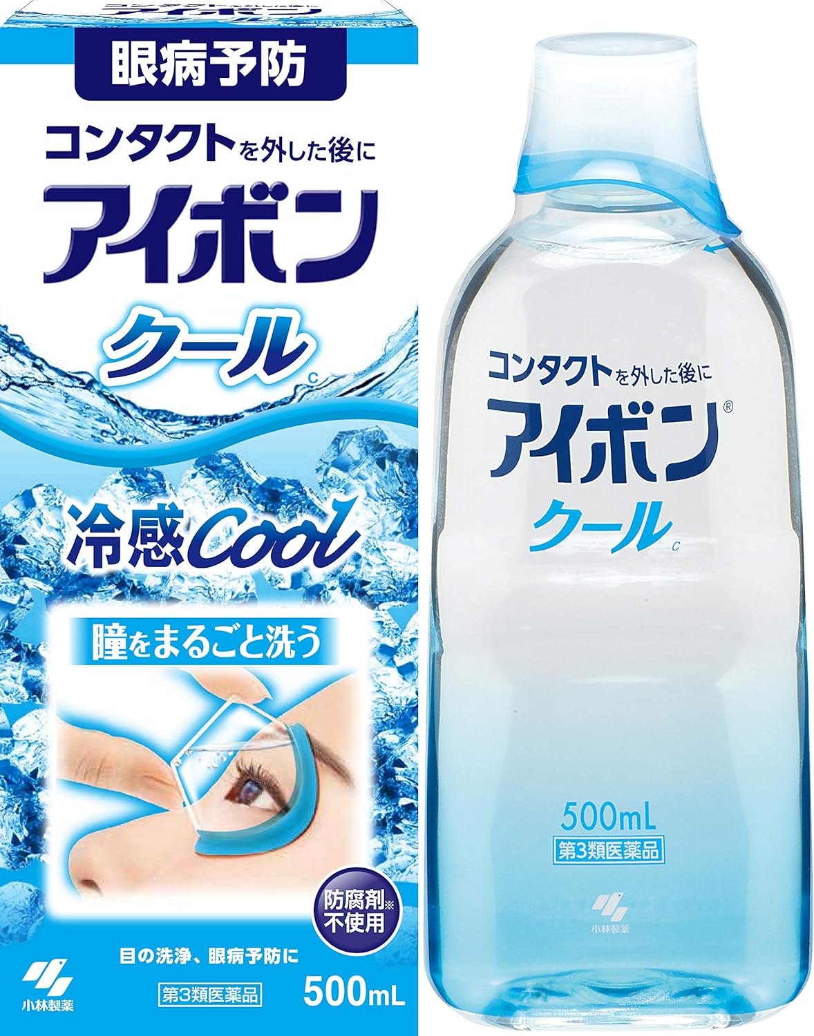 【40%OFF】【716円】 小林製薬 第3類医薬品 アイボンクール 500mL