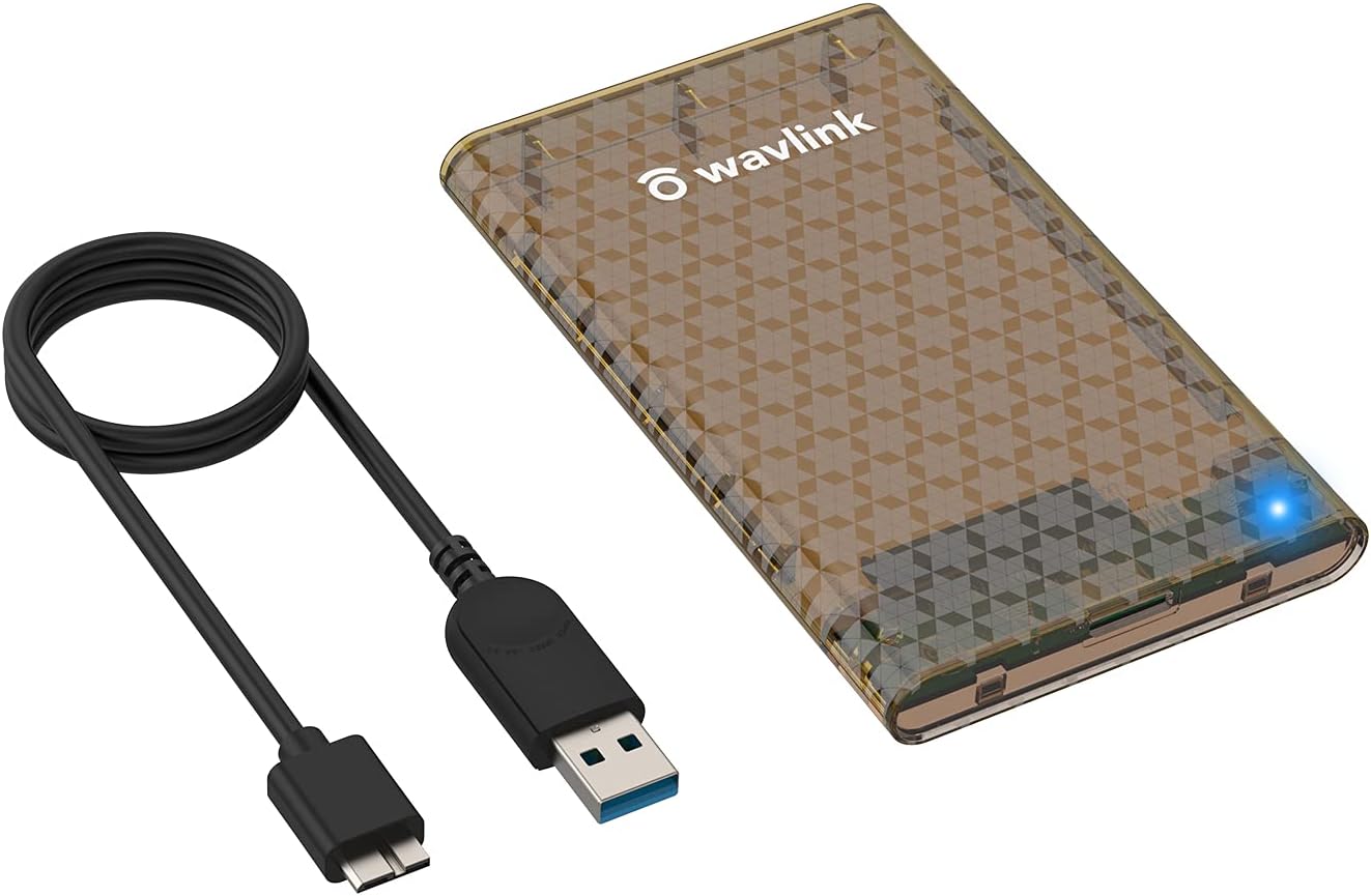 【50%OFF】【949円】 Wavlink USB 3.0 to SATA 2.5インチ 外付けハードドライブケース