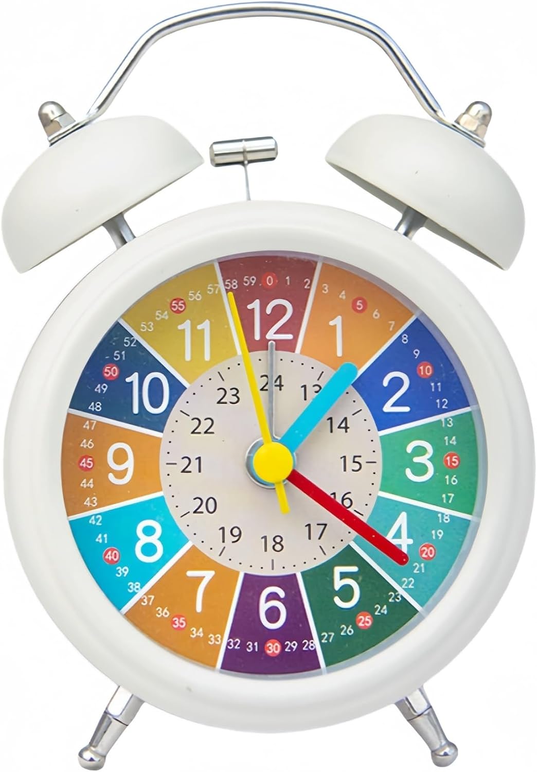 【40%OFF】【959円】 YYDS 大音量ベル 静音連続秒針 目覚まし時計