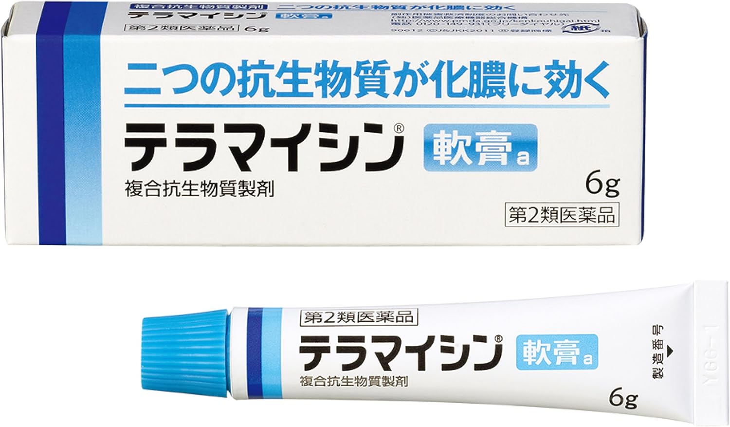 【45%OFF】【455円】 ジョンソン・エンド・ジョンソン 第2類医薬品 化膿性皮膚疾患に テラマイシン軟膏a 6g
