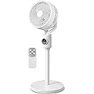 【39%OFF+34%OFF】【3,947円】 AooDen 3D首振り 風量6段階調節 DCモーター リモコン付き 扇風機 兼 サーキュレーター 【送料無料】