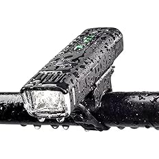 【62%OFF】【749円】 ESLUVE USB充電式 2000mAh 電池残量表示 1000ルーメン 自転車用 LEDヘッドライト