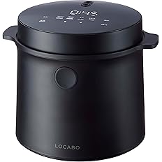 【63%OFF】【5,499円】 LOCABO 糖質カット炊飯器 糖質カット炊飯2合 通常炊飯5合 【送料無料】