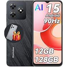 【タイムセール】【12,900円】 Blackview 6.56インチ Android15 Unisoc T606オクタコア 12GB+128GB SIMフリー スマホ Wave8 【送料無料】
