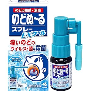 【プライムデー先行セール】【54%OFF】【617円】 小林製薬 第3類医薬品 のどぬ～るスプレーEXクール 15mL