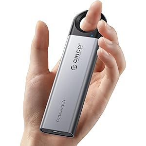 【40%OFF】【7,500円】 ORICO 1TB 5Gbps USB C&Aケーブル付き ポータブル 外付けSSD 【送料無料】