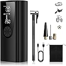 【28%OFF+15%OFF】【1,359円】 Aumotop 充電式 8000mAh 圧力150PSI LEDライト付き ポータブル 電動空気入れ