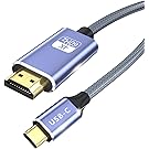 【34%OFF+60%OFF】【580円】 ササヤキノモリハウス 4K@60Hz ナイロン編み USB Type C HDMIケーブル 2m