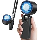 【40%OFF+50%OFF】【899円】 HoshiLiving 199段階風力調節可能 5200mAh 最長16時間連続稼働 冷却プレート ハンディファン