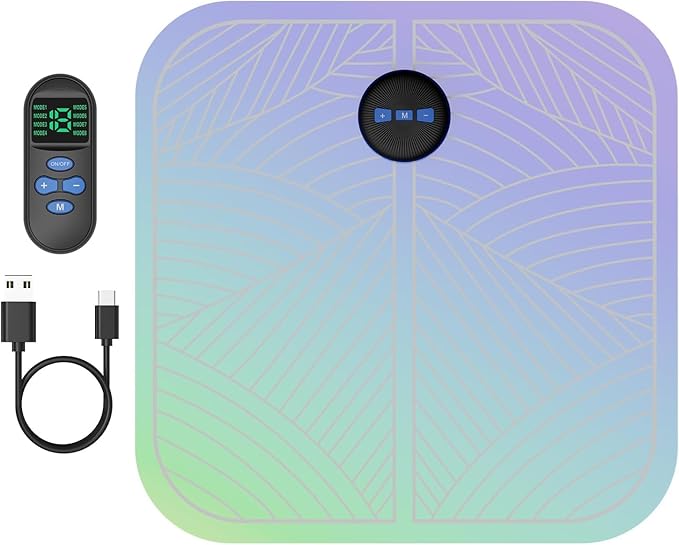 【13%OFF+50%OFF】【1,990円】 Lahee USB充電式 EMS 足裏ケア 8種類モード 19段階レベル フットマット 【送料無料】