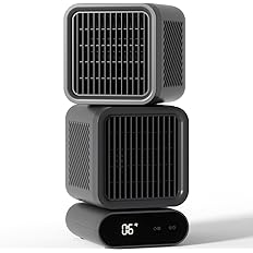 【63%OFF】【2,990円】 Tillmulya 充電式 二層 自動首振り 静音 卓上扇風機 サーキュレーター