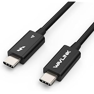 【40%OFF】【1,949円】 WAVLINK Thunderbolt4 4K 100W USB-Cケーブル